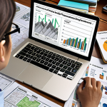 **A person studying city planning materials, surrounded by books, notes, and diagrams, with a laptop displaying research data. The scene should convey a focused and organized approach to learning, highlighting the importance of a personalized study roadmap.**